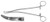 stratte needle holder jaws have tungsten carbide curved jaws curved shanks 8" s1329-255