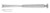 mcindoe chisel, mushroom head, width: 11, length: 6.25 s1679-3610