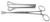 babcock tissue forceps standard pattern 12" s1509-1024