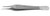 blepharoplasty forceps, tungsten carbide inserts, delicate hooks on adson forceps, length: 5 s1699-0013