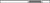 inlet liner, split/splitless type, straight focusliner(tm) design (wool packed) (c15-1302-429)