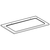 spillstopper work surface, 5 ft. w x 42 in. d, with cupsink cutouts, left side and right rear