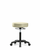 vinyl mini-stool - medium bench height with casters in borscht supernova vinyl (c062b-006539)