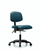 vinyl chair - desk height with seat tilt and casters in storm supernova vinyl