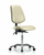 vinyl chair chrome - medium bench height with medium back and casters in imperial blue trailblazer vinyl