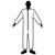 epic spp basic protection coveralls, elastic wrists and ankles, zipper front, white, xl