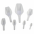 dynalon kartell volumetric scoops, flat bottom, pp, 250 ml