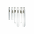 disposable glassware culture tube, screw cap finish, overflow volume: 8 ml