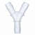 cole-parmer hose barb fitting, y union, medical nylon, cleanroom packed, 5/8 in. id