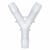 cole-parmer hose barb fitting, y union, natural nylon, cleanroom packed, 5/16 in. id