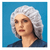 bouffant cap, 21 in., polypropylene, blue