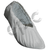 epic solid polyethylene cleanroom shoe covers, white, universal