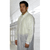 breathable polypropylene cleanroom lab coats, knit wrists, plastic snap front, no pocket, l