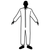 epic microporous high performance coveralls, elastic wrists and ankles, zipper front, white, 2xl