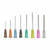 exel disposable hypodermic needles, regular bevel, 25 ga x 5/8 in. (c062b-024546)