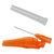 covidien monoject safety needles only, 25g x 5/8 in., 100/bx, 8 bx/cs