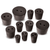 rubber stoppers, 2-hole, no. 8-1/2