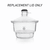 dwk life sciences (kimble) vacuum desiccator, replacement lid, 200 mm