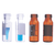dwk life sciences (wheaton) 76 series clear vial with marking patch with silanized 350ul glass conical insert installed