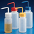 wash bottle, squeeze with wide mouth, screwcap, pe, 500 ml, blue