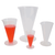 dynalon 250 ml polypropylene conical graduates
