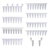 pcr tubes, individual 0.2 ml dome caps