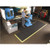 656 Niru Cushion-Ease SOLID Mat 3' x 3', Black
