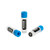 SAFE 2ml tubes, 2D bottom code, 1D & human readable side codes, pre-racked with blue caps, standard rack, sterile 50 racks per case.