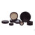 20-400 Black Ribbed Phenolic Cap with F217 & PTFE Liner