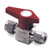 Plug Valve, Brass, 1/8"