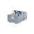 VACUUBRAND ME8 NT diaphragm vacuum pump. Aluminum-FKM construction. 52 Torr ultimate vacuum, 130 lpm free air capacity. 120V