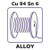 phosphor bronze alloy, cu94sn6 (c15-1432-556)