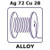 silver-copper alloy, ag72cu28 (c15-1435-336)