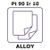 platinum-iridium alloy, pt90ir10 (c15-1438-708)