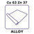 brass alloy, cu63zn37 (c15-1442-147)