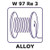 tungsten-rhenium alloy, w97re3 (c15-1443-193)