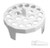 floating microtube rack 20 x 1 5/2.0 ml tubes polypropylene white round