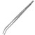 ss forceps bent tip 305mm