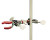 clamp med 3 prong swivel