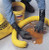 gloves butyl rough medium