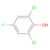 2,6-dichloro-4-fluorophenol