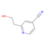 2-(2-hydroxyethyl)pyridine-4-carbonitrile