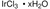 iridium(iii) chloride hydrate (c15-1216-599)