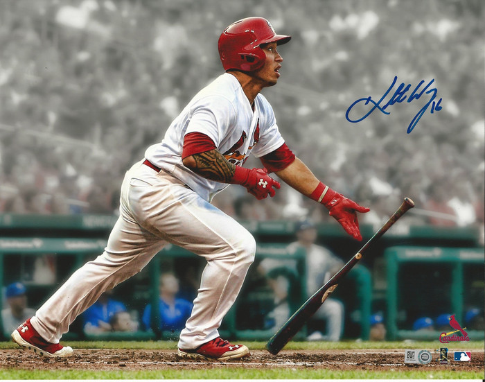 Kolten Wong 1st Homerun Faux Edit Signed 11x14