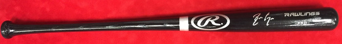 Grichuk Rawlings Signed Black Bat