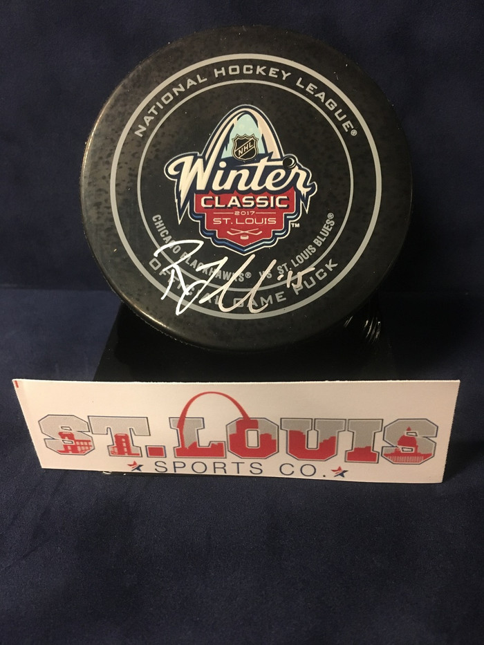 Robby Fabbri Signed WC Game Puck w/ JSA