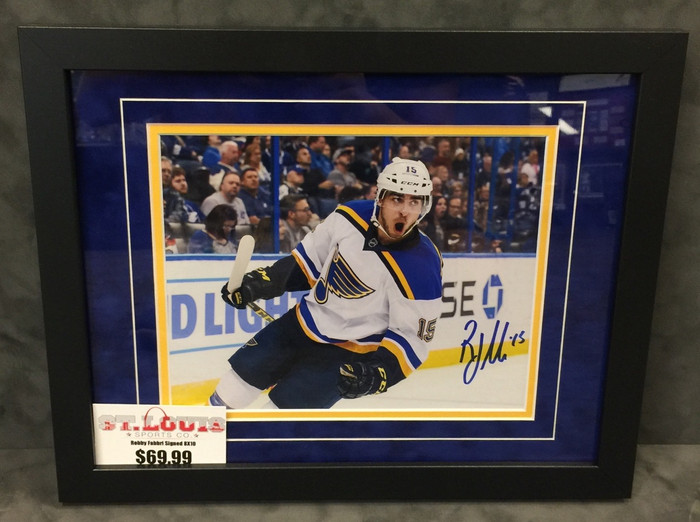 Robby Fabbri Yell Signed Framed 8X10