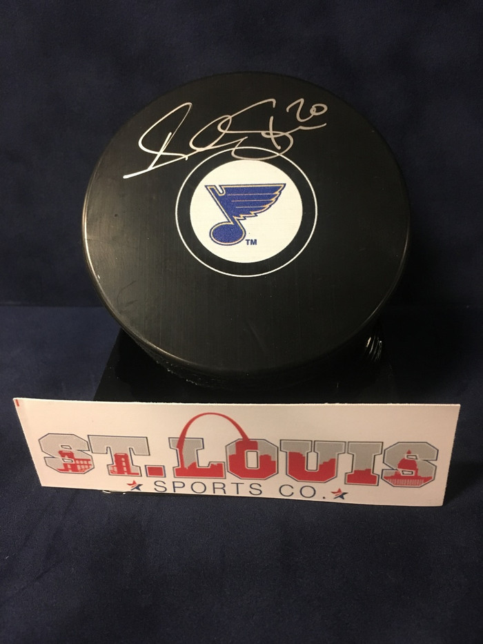 Alexander Steen Signed St. Louis blues logo Puck