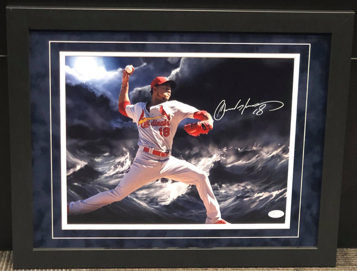 Carlos Martinez Tsunami Signed Framed 11x14