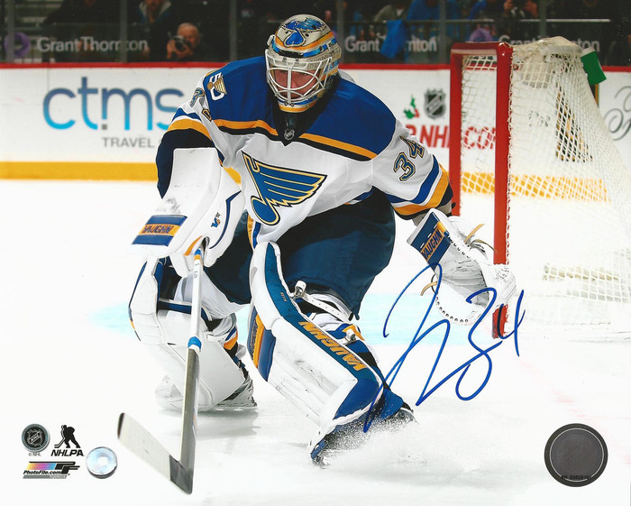 Jake Allen Skating Out Signed 8x10